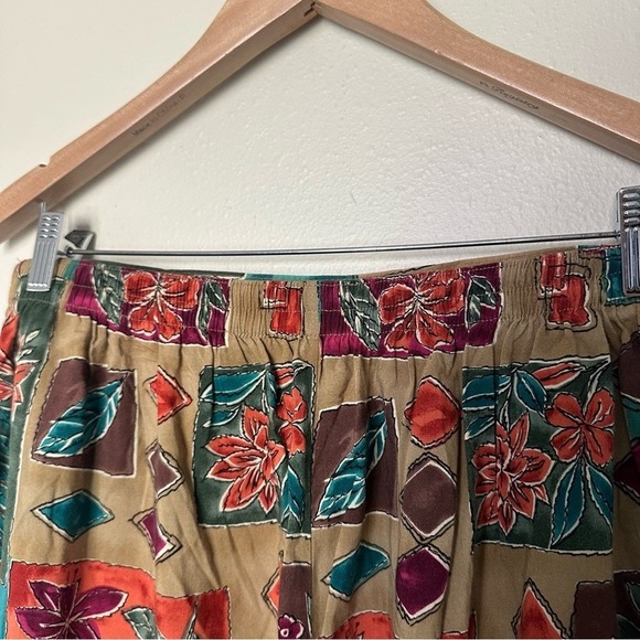 Vintage TR Bentley High Rise Floral Patchwork Skirt - Multicolor - Picture 4 of 6
